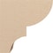 Ekena Millwork 7"W x 14"D x 14"H Classic Ridgewood Rough Cedar Woodgrain TimberThane Corbel, Primed Tan CORUR07X14X14RIDRCPR - alternate 5